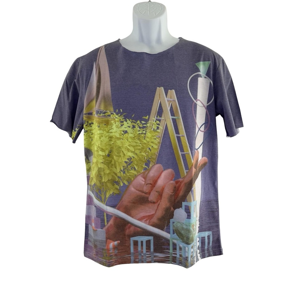 Sixpack France Shirt Mens Medium‎ Purple JVGBD Graphic All Over Print Streetwear